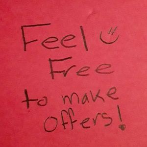 Open to any reasonable offer!